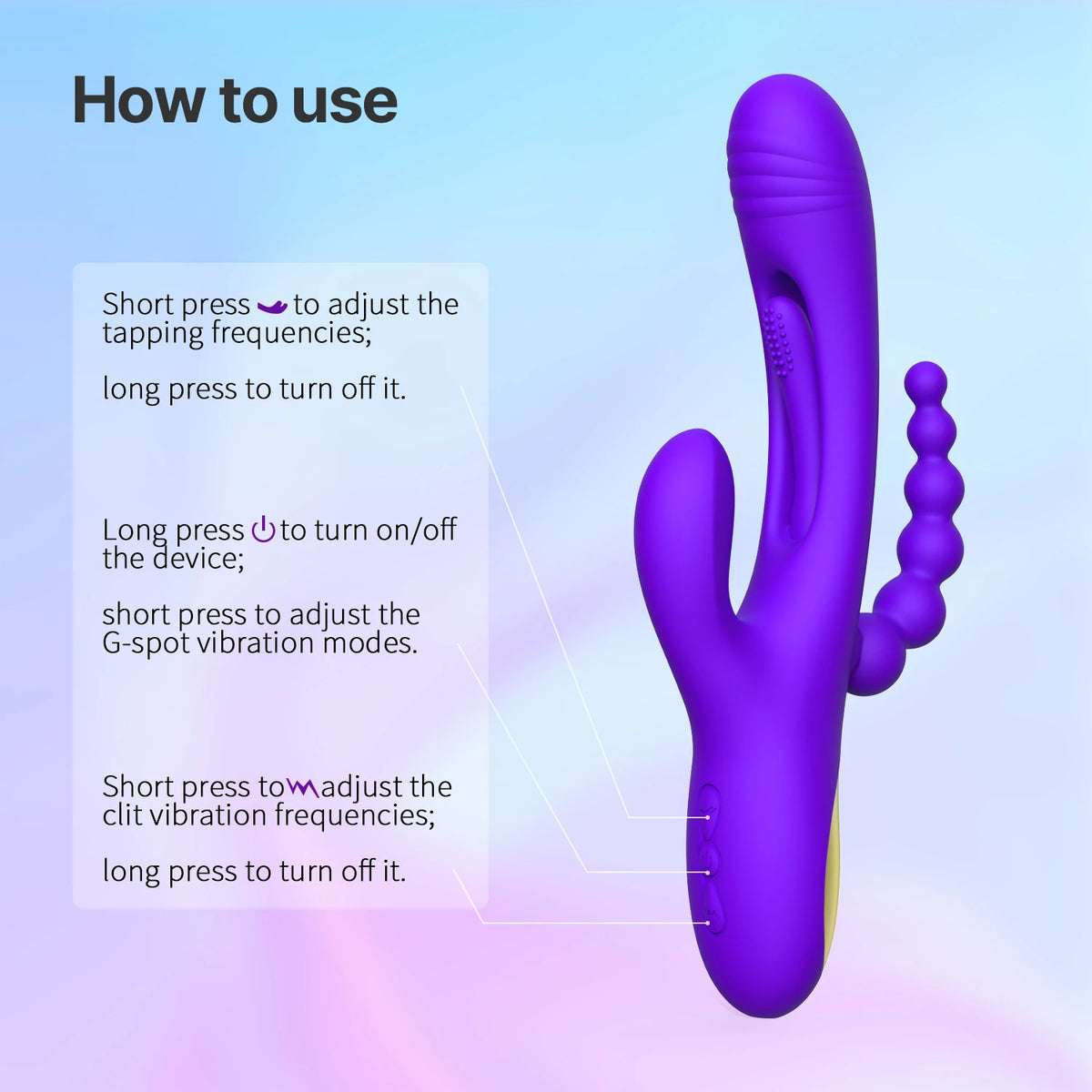 Triple Bliss Vibrator